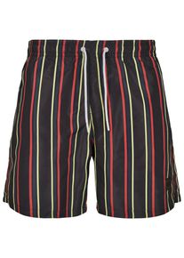 Urban Classics Herren Badeshorts "Urban Classics Herren Stripe Swim Shorts", blau, Gr. S, 100% Polyester, Badehosen