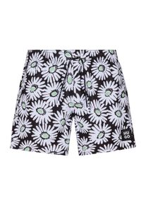 HUGO UNDERWEAR Herren Badehose, bunt, sportlich, Gr. S, geblümt, gemustert, Microfaser, Polyester, Badehosen, mit Allover-Print