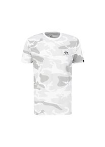 Herren T-Shirt "Alpha Industries Men - T-Shirts Backprint T Camo", weiß, Gr. S, Alpha Industries, Obermaterial: 100% Baumwolle, Shirts