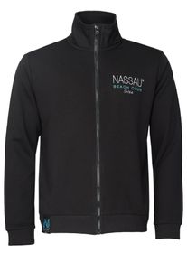 NASSAU BEACH Herren Sweatjacke "NB231031", schwarz, Gr. XL, 60% Baumwolle / 40% Polyester, Sweatjacken