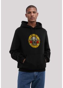F4NT4STIC Herren Kapuzenpullover "Guns 'n' Roses Vintage Bullet Logo", schwarz, casual, Gr. XL, Obermaterial: 80% Baumwolle, 20% Polyester, Pullover,