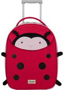Samsonite Kinderkoffer "Happy Sammies ECO, Ladybug Lally", rot, Polyester, festlich, Koffer, Kinderreisekoffer Kindertrolley Handgepäck