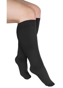 Janastyle Damen Feinkniestrümpfe "BIG Feinkniestrümpfe mit extrabreitem Bund", schwarz, Obermaterial: 94% Polyamid, 6% Elasthan, Socken, für einen