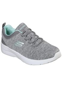 Skechers Damen Slip-On Sneaker "DYNAMIGHT 2.0-IN A FLASH", Gr. 35, grau, Textil, Synthetik, sportlich, Schuhe, Slipper, Freizeitschuh, Komfortschuh