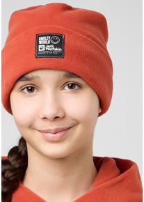 Jack Wolfskin Kinder Beanie "SMILEYWORLD TEEN BEANIE", rot, Hauptmaterial: 100% Polyester (recycled), Mützen