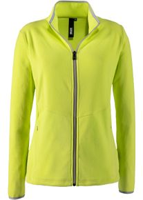 DEPROC Active Damen Fleecejacke "DECORAH II WOMEN", grün, casual, Gr. 42, 100% Polyester, Jacken, weiche Fleecejacke in traditioneller Optik