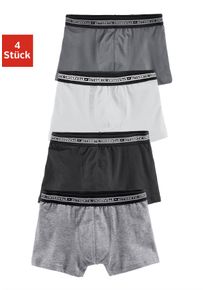 Kinder Boxer "Boxershorts für Jungen", AUTHENTIC LE JOGGER, Gr. 98, schwarz-weiß, Jersey, Obermaterial: 95% Baumwolle, 5% Elasthan, unifarben,