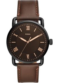Fossil Damen Quarzuhr "COPELAND", braun, Armbanduhren, Armbanduhr, Herrenuhr, Damenuhr, Lederarmband