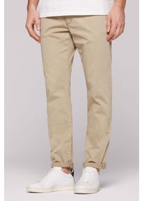 CMPD Herren Chinohose, braun, casual, Gr. XXL, bestickt, Material: 98% Baumwolle, 2% Elasthan, Hosen
