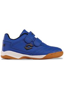 Lotto Kinder Hallenschuh, Gr. 37, blau, Synthetik, mehrfarbig, sportlich, Schuhe, - mit nicht-färbender Sohle