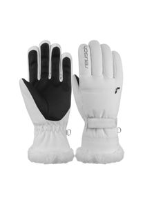 Reusch Damen Skihandschuhe "Luna R-TEX XT", weiß, feminin, Gr. 6, unifarben, 93% Polyester, 6% Polyurethan, 1% Elasthan, Handschuhe, in sportlichem