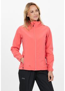 WHISTLER Damen Softshelljacke "Covina", pink, sportlich, Gr. 48, unifarben, 94% Polyester, 6% Elasthan, Jacken, mit wasser- und winddichtem