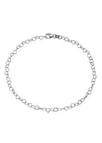 Firetti Fußkette "Schmuck Geschenk Silber 925 Körperschmuck Fantasie Herzen Liebe", Silber 925 (Sterlingsilber), silber, Silber 925 (Sterlingsilber),