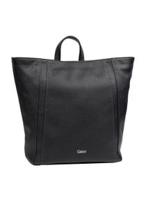 Gabor Rucksack "Bessy", schwarz, 100% Polyurethan, unifarben, clean, Rucksäcke, variables geradliniges Format markant durch unterlegte Streifen