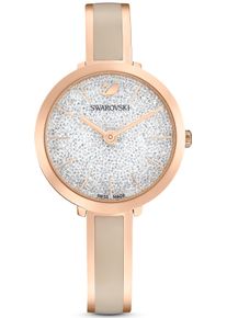 Swarovski Damen Quarzuhr "CRYSTALLINE DELIGHT", rosa, Armbanduhren, Armbanduhr, Damenuhr, Swarovski-Kristalle, Swiss Made