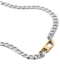 Diesel Damen Kette mit Anhänger "Schmuck Edelstahl Halsschmuck Panzerkette STEEL", Edelstahl, L: 61cm B: 7,5mm, gold, Edelstahl, B:7,5mm, Halsketten