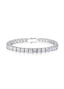 Elli Premium Damen Armband "Tennisarmband Zirkonia Silber 925 Sterling Silber", 17cm,mit Steinen, Silber 925 (Sterlingsilber), silber, Silber 925