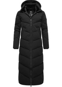 Ragwear Damen Wintermantel "Rebelka Extralong", schwarz, modisch, Gr. XL, Außenmaterial: 100% Polyester, Innenfutter: 100% Polyester, Wattierung: