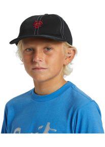 Quiksilver Kinder Snapback Cap "Mercury", schwarz, [ Fabric] Recycled Polyester, Caps