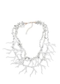 Damen Kette mit Anhänger "Barrier Rief", weiß, Basic, Collezione Alessandro, Stein, Halsketten, in Form von Korallen, Statementkette