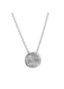 Celesta Damen Kette mit Anhänger "Silber 925 rhodiniert 42+3cm lang mit eismatter Oberfläche", 42 + 3cm, Silber 925 (Sterlingsilber), L: 45cm B: