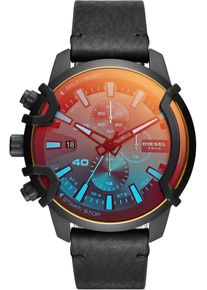 Diesel Herren Chronograph "GRIFFED", schwarz, Armbanduhren, Armbanduhr, Herrenuhr, Silikonarmband, ideal auch als Geschenk