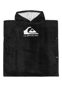 Quiksilver Damen Badeponcho "Hoody Towel", schwarz, 100% Baumwolle, Hausmäntel