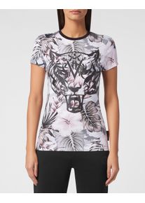 Plein Sport Damen T-Shirt "T-Shirt"21, multicolor, Gr. S, Obermaterial: 100% Baumwolle, Shirts