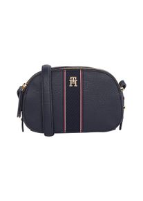 Tommy Hilfiger Damen Umhängetasche "TH LEGACY CAMERA BAG", blau, Lederimitat, Taschen, Reise, Freizeittasche, Damen Mini Bag mit Umhängeriemen