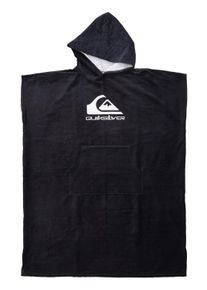 Quiksilver Damen Badeponcho "Hoody Towel", schwarz, 100% Baumwolle, Hausmäntel
