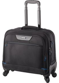 LIGHTPAK Business-Trolley "Star", schwarz, Polyester, Polyamid (Nylon), Koffer, mit Laptopfach
