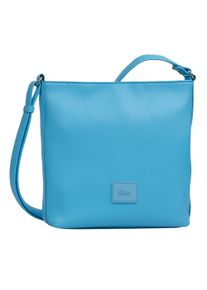 Gabor Damen Umhängetasche "Elfie", blau, Polyurethan, clean, gepflegt, unifarben, Taschen, aus fein genarbtem, glattem Kunstleder und mit einem Logo