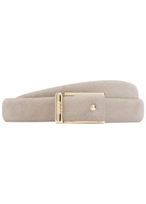 BOSS Damen Ledergürtel "Carmen-Sd_Sz15", beige, casual, Gr. 85, unifarben, Leder, Gürtel