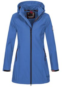 Damen Softshelljacke "Alessia", blau, Gr. XL, Alessandro Salvarini, Obermaterial: 96% Polyester, 4% Elasthan; Innenmaterial: 100% Polyester, Jacken,