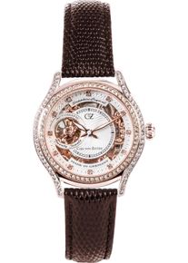 Carl von Zeyten Damen Automatikuhr "Seewald", braun, Armbanduhren, Armbanduhr, Damenuhr, Saphirglas, Made in Germany, Mechanische Uhr