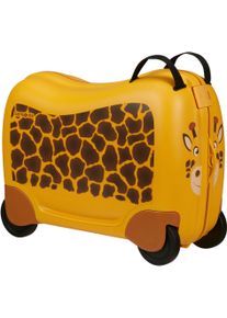 Samsonite Kinderkoffer "Dream2Go Ride-on Trolley, Giraffe", gelb, Polypropylen, festlich, Koffer, Kinderreisekoffer Handgepäck zum sitzen und ziehen