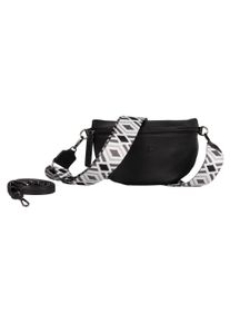 Damen Gürteltasche "Mena", Tom Tailor Denim, schwarz, Polyurethan, clean, gepflegt, unifarben, Taschen, Moderne Gürteltasche mit farbenfrohen
