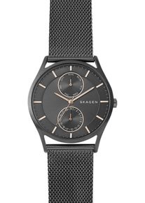 Skagen Damen Multifunktionsuhr "HOLST MULTIFUNCTION", grau, Armbanduhren, Quarzuhr, Armbanduhr, Herrenuhr, Damenuhr, Datum, Edelstahlarmband