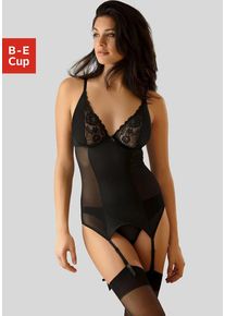 Petite Fleur Gold Set: Corsage schwarz Gr. 75 Cup B für Damen. Mit Bügel