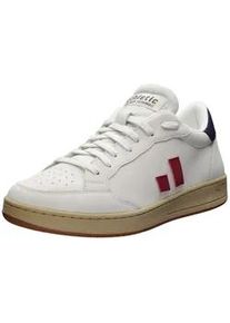 Sneaker Ethletic "Jesse", Damen, Gr. 38, wei&szlig; (chalk wei&szlig;, accent rio rot), Obermaterial: 55% Polyurethan, 45% Polyester; Futter: 100% Polyester; Decksohle: 100% Polyester; Sohle: Naturkautschuk, Schuhe Sneaker, recycled Produkt