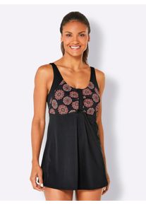 feel good sheego Gro&szlig;e Gr&ouml;&szlig;en Tankini-Oberteil mit Softcups, schwarz-rot, Gr&ouml;&szlig;e 40D - Damen