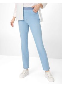 Raphaela by Brax Damen Five-Pocket-Hose Style CARINA BLEACHED LIGHT BLUESLIGHTLYUSE, denim hellblau, Gr. 40K