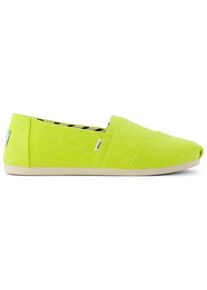 Toms Shoes TOMS Alpargata Espadrilles Sneaker Damen Alltag (Gr 37,5 |grün)