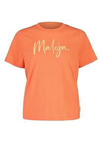 maloja MillyM. T-Shirt Damen Freizeit (Gr M |orange)