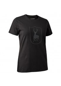 Deerhunter Logo T-Shirt T-Shirt Damen (Gr 44 |schwarz)