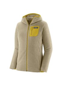 Patagonia R1 Air Full-Zip Hoody Fleecejacke Damen Schneeschuhwandern (Gr XS |beige)