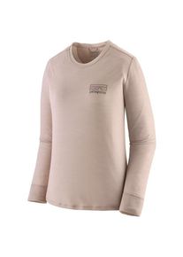 Patagonia L/S Cap Cool Merino Graphic Shirt Merinoshirt Damen Wandern (Gr S |braun/rosa)