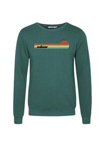 Greenbomb Nature Canoe River Wild Pullover Pullover Herren (Gr XXL |grün)