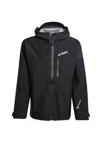 adidas terrex Techrock 3 Layer GORE-TEX Performance Jacket Regenjacke Herren (Gr XXL |schwarz |wasserdicht)