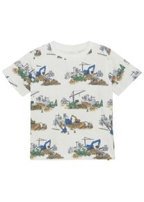 Minymo T-Shirt S/S Aop T-Shirt Kinder (Gr 128 |weiß)
